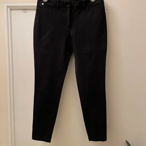 White House Black Market Black Ankle Skinny Pants with Back Seam - 4 Petite
